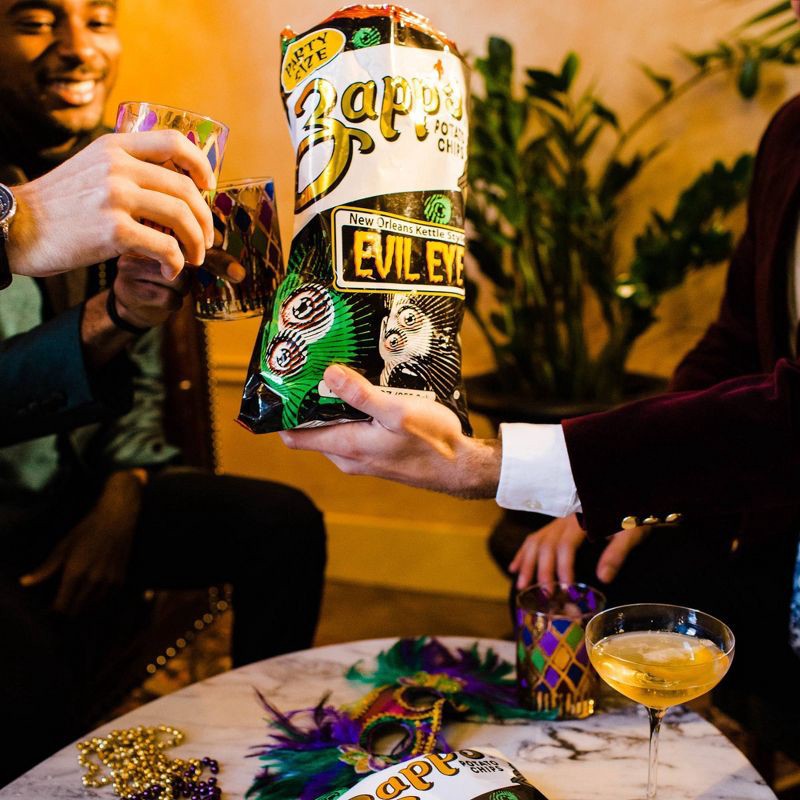 slide 3 of 9, Zapp's New Orleans Kettle Style Evil Eye Potato Chips - 8oz, 8 oz