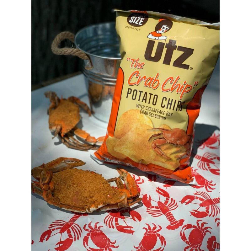slide 6 of 7, Utz "The Crab Chip" Potato Chips - 7.75oz, 9 oz