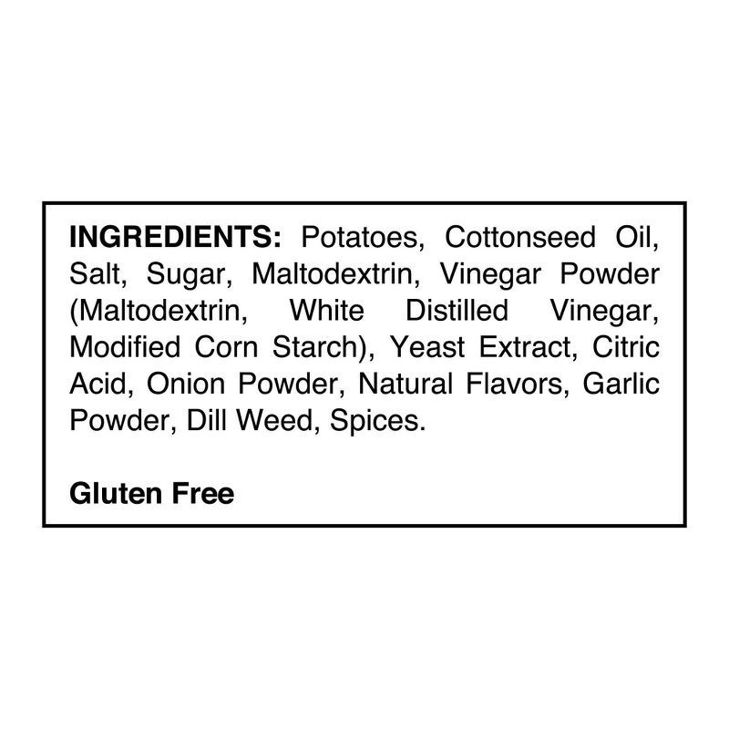 slide 5 of 5, Utz Ripples Fried Dill Pickle Potato Chips - 7.75oz, 7.75 oz