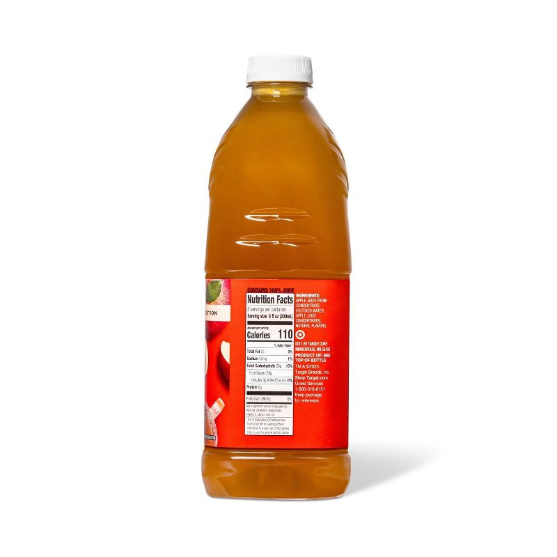 slide 3 of 4, Honey Crisp Apple Cider - 64 fl oz Bottle - Good & Gather™, 64 fl oz