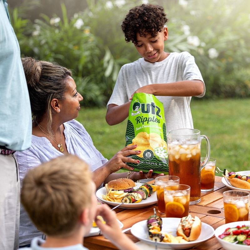 slide 5 of 6, Utz Ripples Sour Cream & Onion Potato Chips - 7.75oz, 7.75 oz