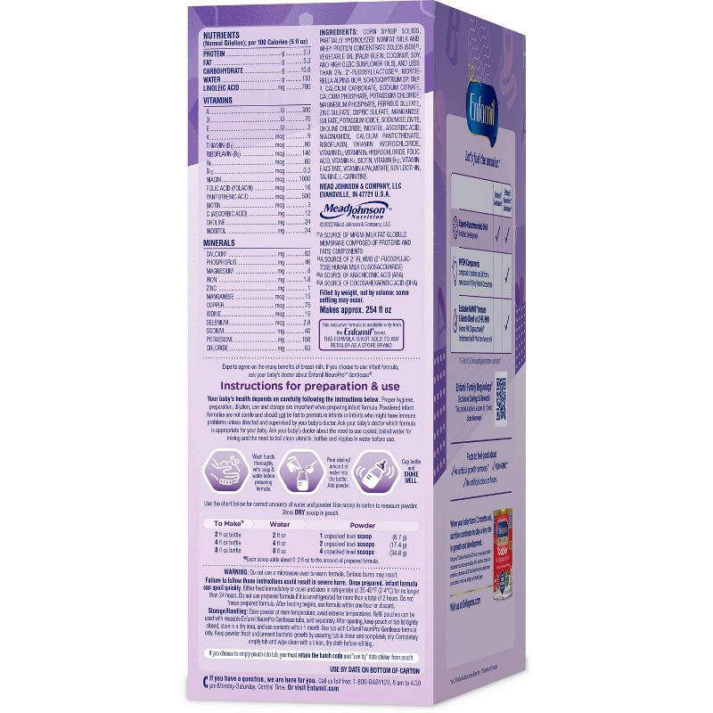 slide 11 of 12, Enfamil NeuroPro Gentlease Powder Infant Formula - 35.2oz, 35.2 oz