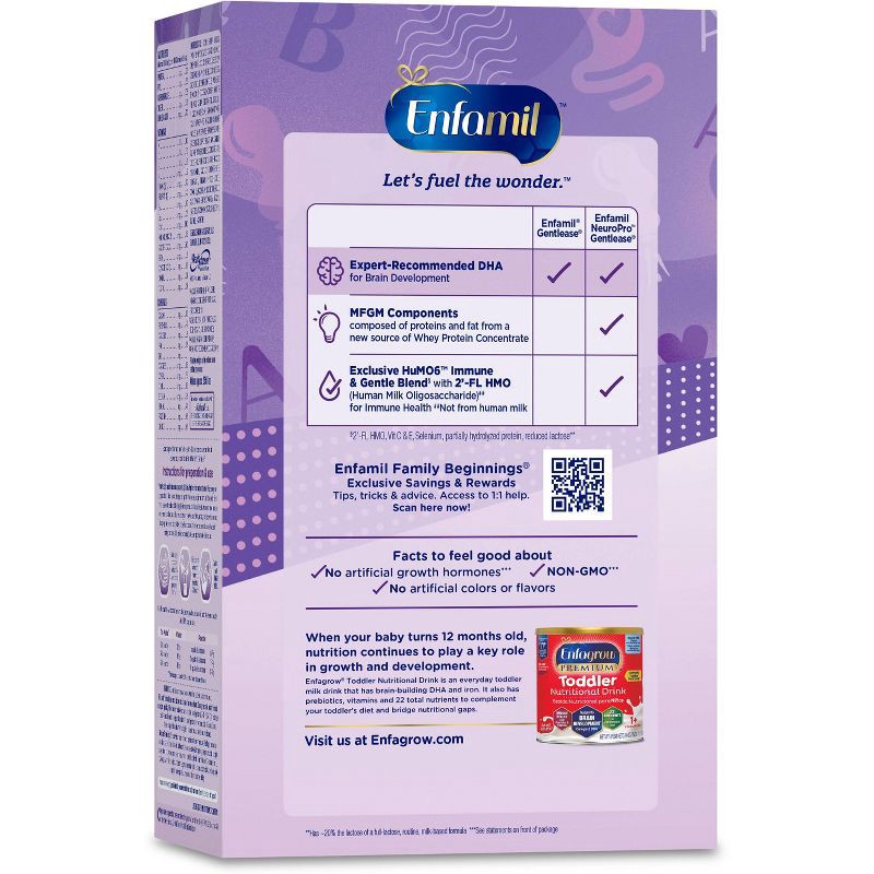 slide 12 of 12, Enfamil NeuroPro Gentlease Powder Infant Formula - 35.2oz, 35.2 oz