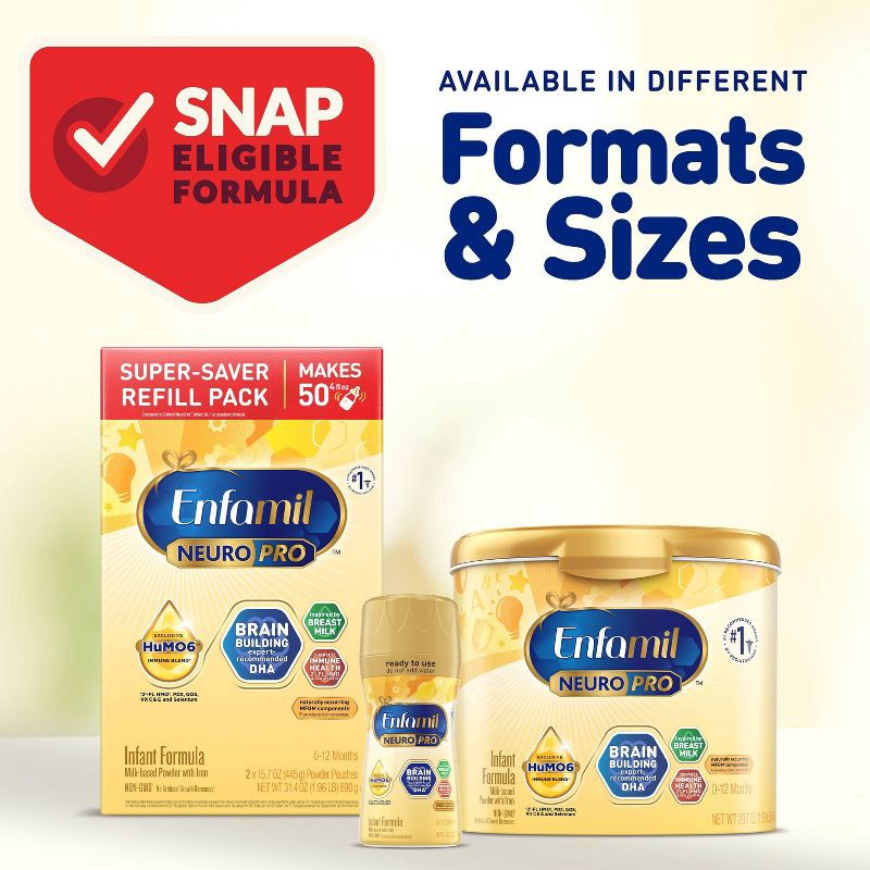 slide 6 of 11, Enfamil NeuroPro Powder Infant Formula - 36.4oz, 36.4 oz