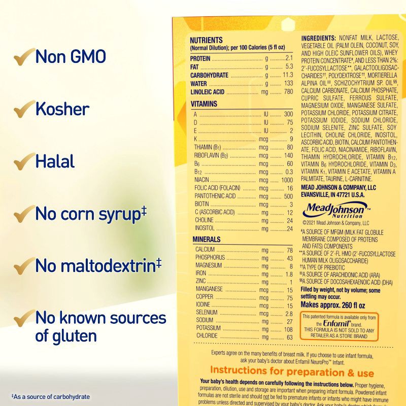 slide 6 of 14, Enfamil NeuroPro Powder Infant Formula - 36.4oz, 36.4 oz