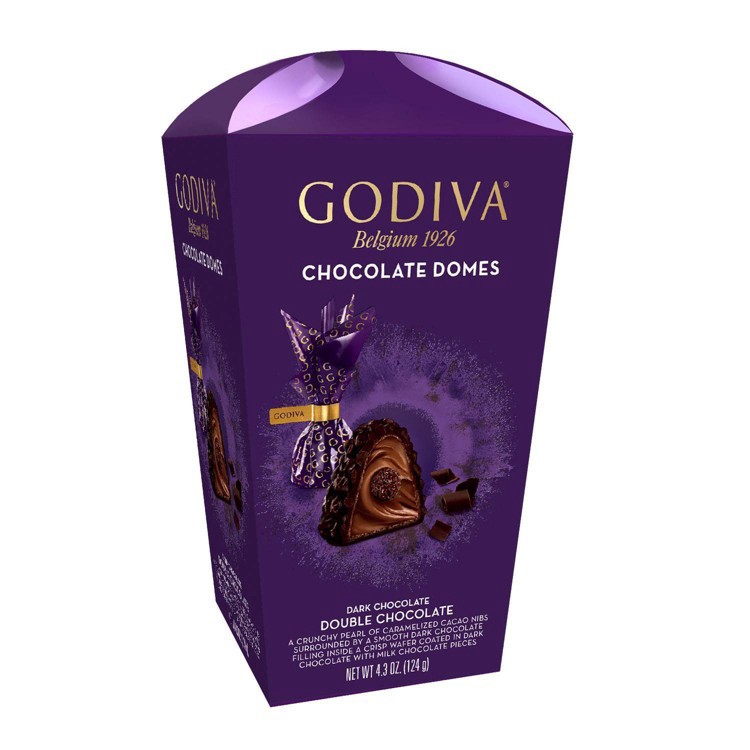 slide 4 of 4, Godiva Chocolatier Domes Chocolate Flowerbox, 4.3 oz