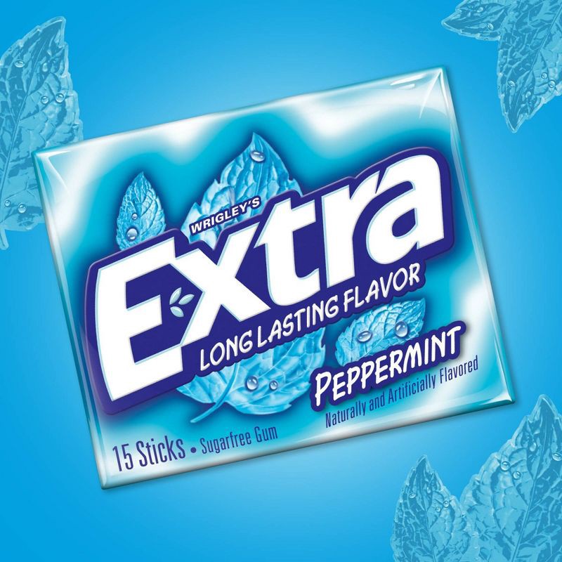 slide 5 of 10, Extra Peppermint Sugar-Free Gum Value Pack – 120ct, 120 ct