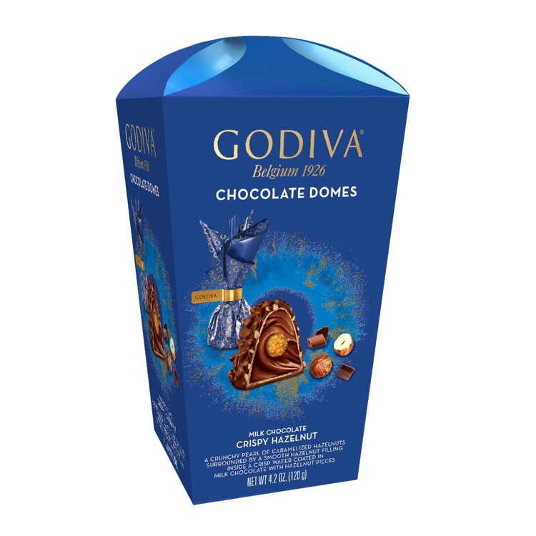 slide 2 of 4, Godiva Crispy Hazelnut Domes - 4.2oz, 4.2 oz