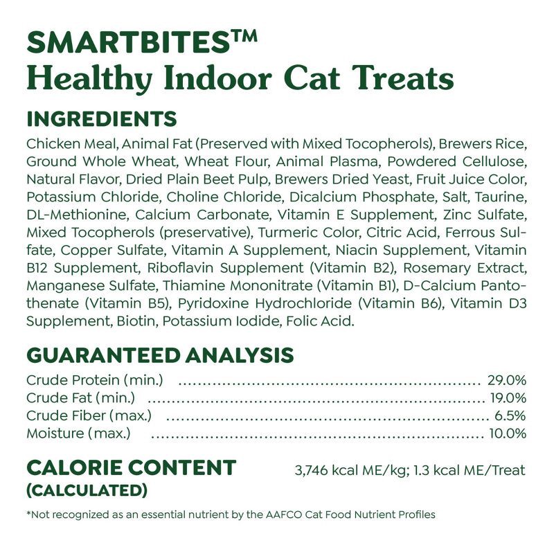 slide 13 of 13, Greenies Smartbites Healthy Indoor Chicken Flavor Cat Treats - 4.6oz, 4.6 oz