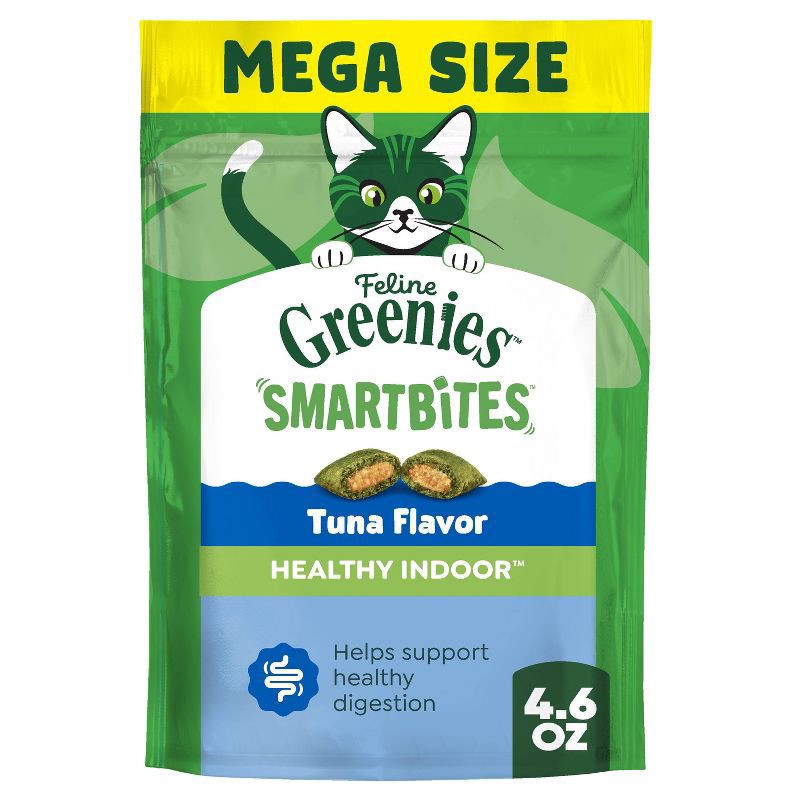 slide 1 of 13, Greenies Smartbites Healthy Tuna Flavor Indoor Cat Treats - 4.6oz, 4.6 oz
