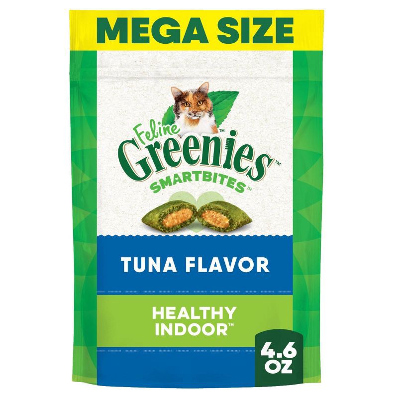 slide 1 of 13, Greenies Smartbites Healthy Tuna Flavor Indoor Cat Treats - 4.6oz, 4.6 oz