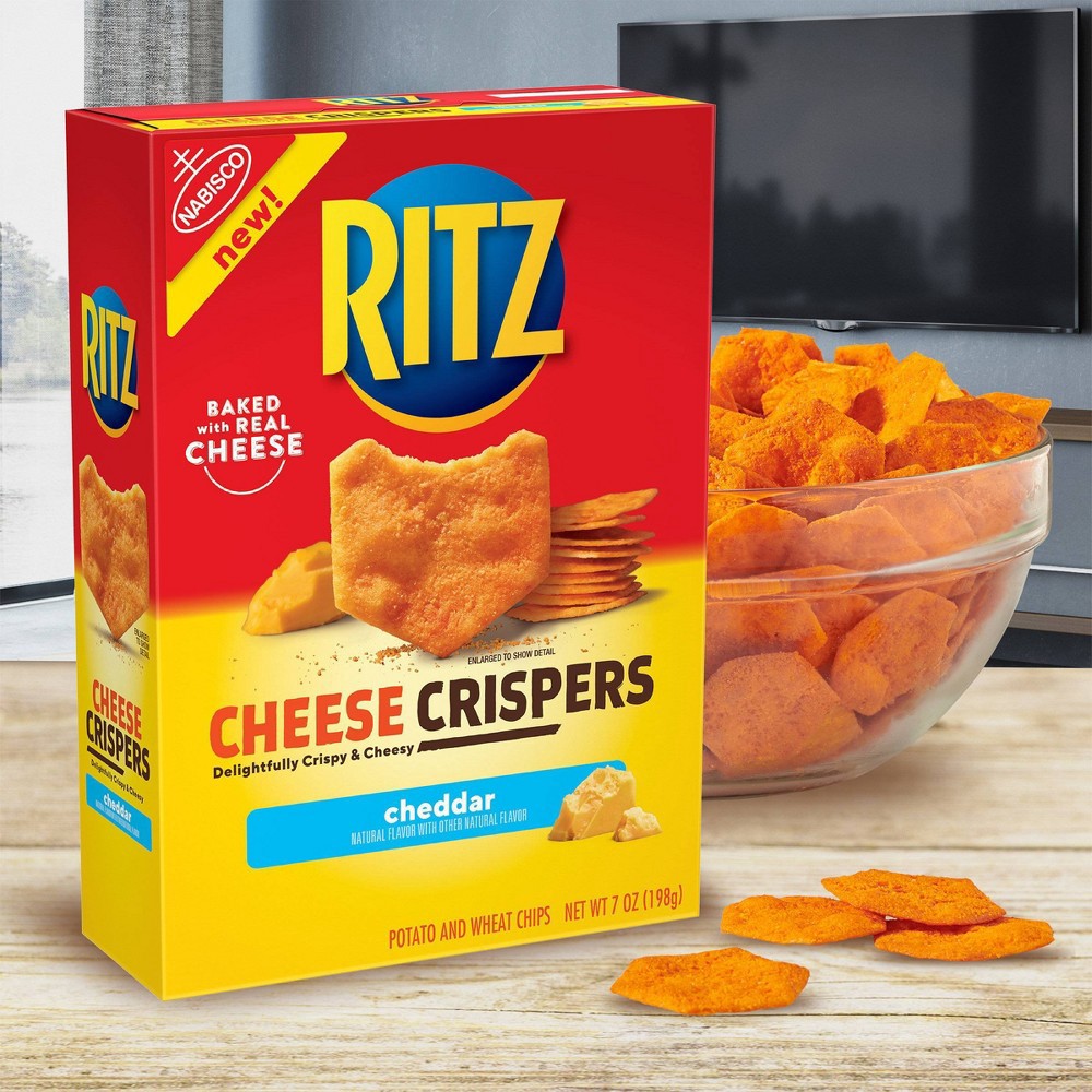 slide 4 of 13, Ritz Cheddar Cheese Crispers, 7 oz