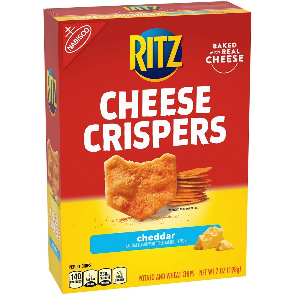 slide 7 of 13, Ritz Cheddar Cheese Crispers, 7 oz