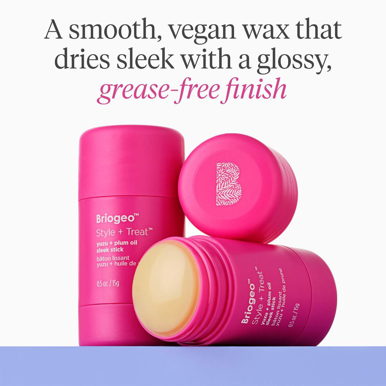 slide 7 of 12, Briogeo Style + Treat™ Hair Styling Sleek Stick 0.5 oz / 15 g, 