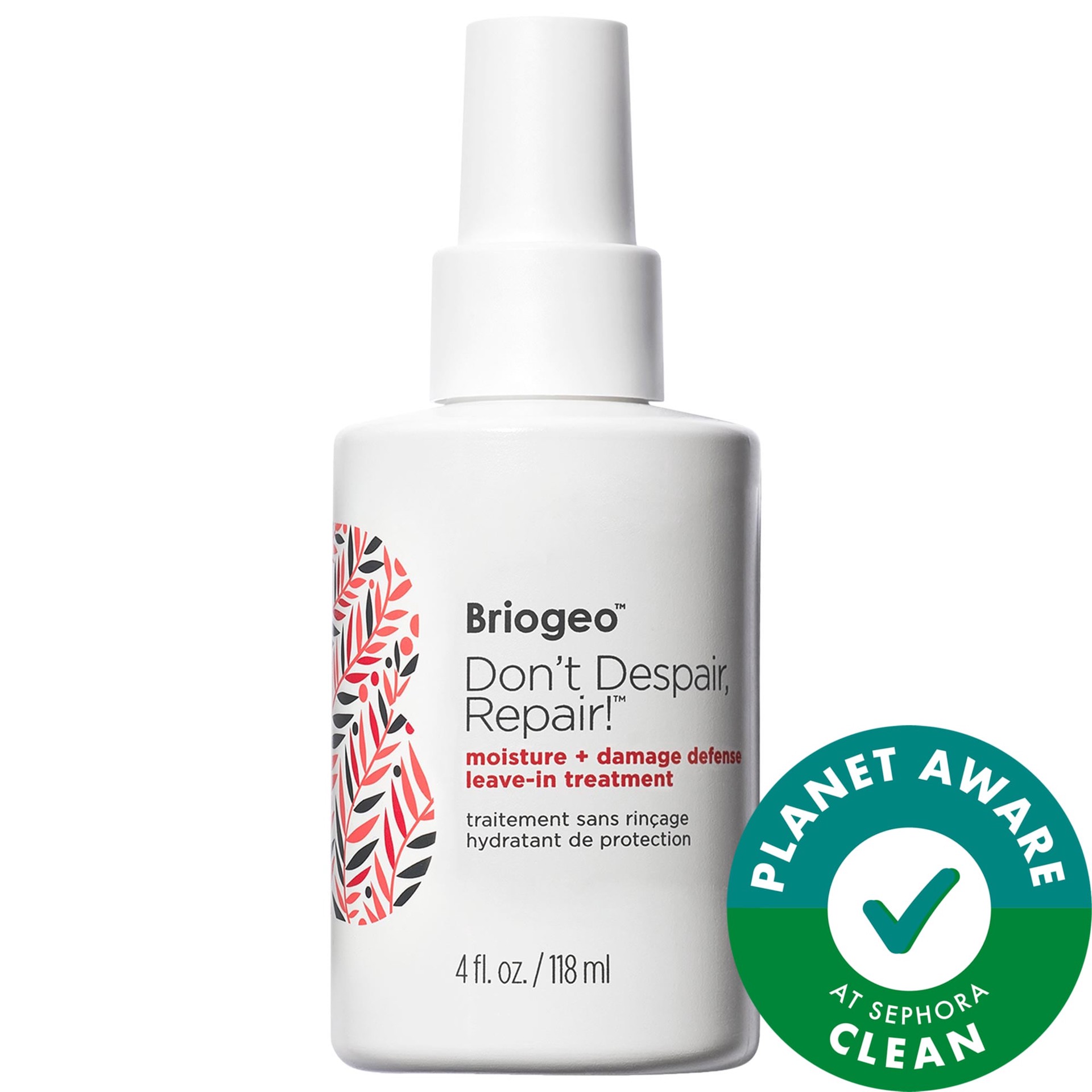 slide 1 of 3, Briogeo Don't Despair, Repair!™ Split End Repair + Moisturizing Leave-In Conditioner 4 oz / 118 ml,