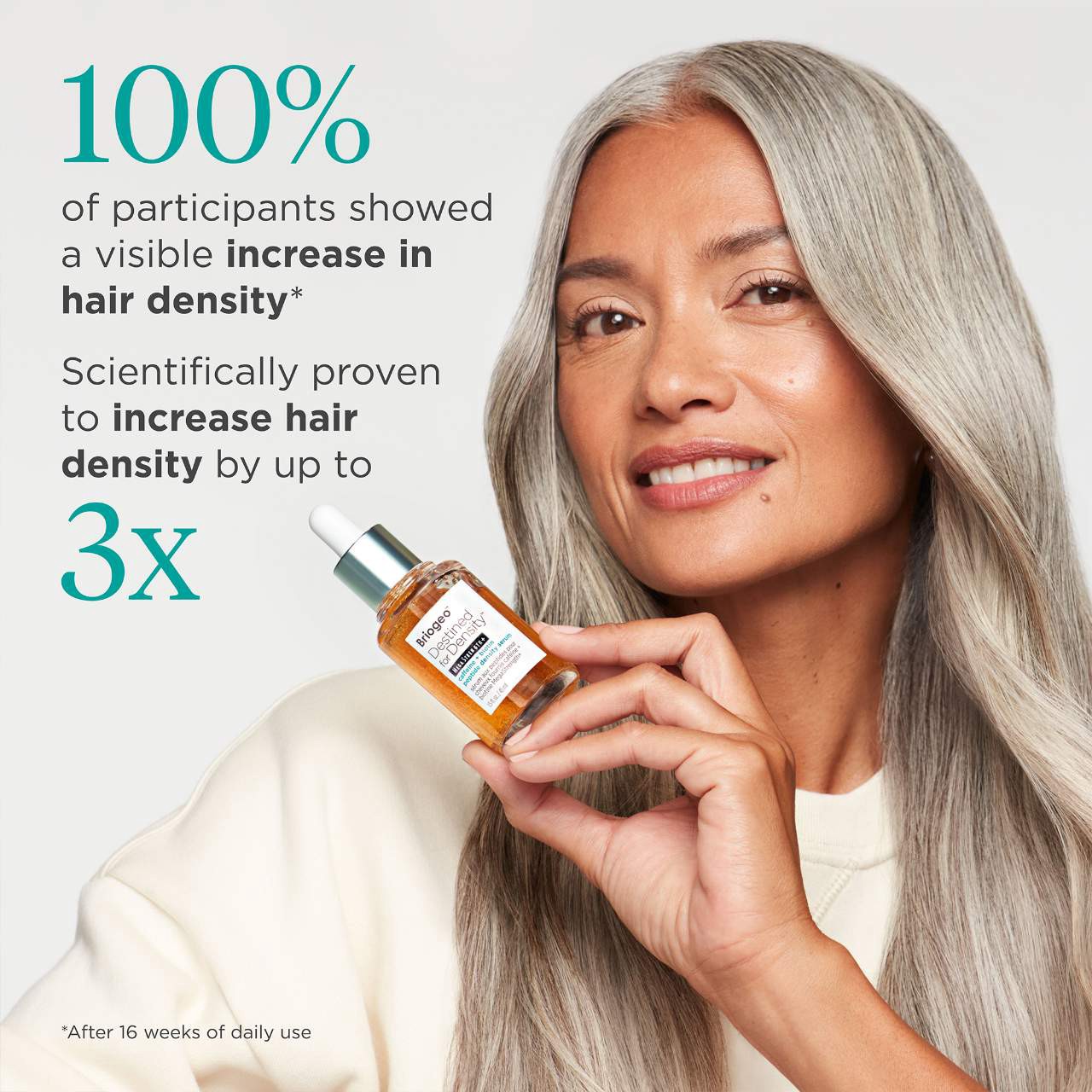 slide 2 of 9, Briogeo Destined for Density™ Peptide Hair Serum for Thicker, Fuller Hair 1.5 oz / 45 mL, 