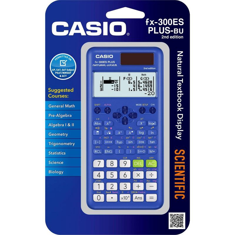 Casio FX-300 Scientific Calculator - Blue 1 ct | Shipt