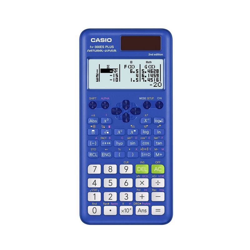 slide 1 of 4, Casio FX-300 Scientific Calculator - Blue, 1 ct