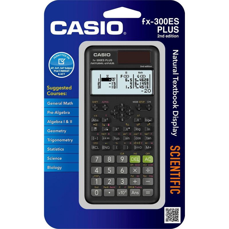 slide 4 of 5, Casio FX-300 Scientific Calculator - Black, 1 ct