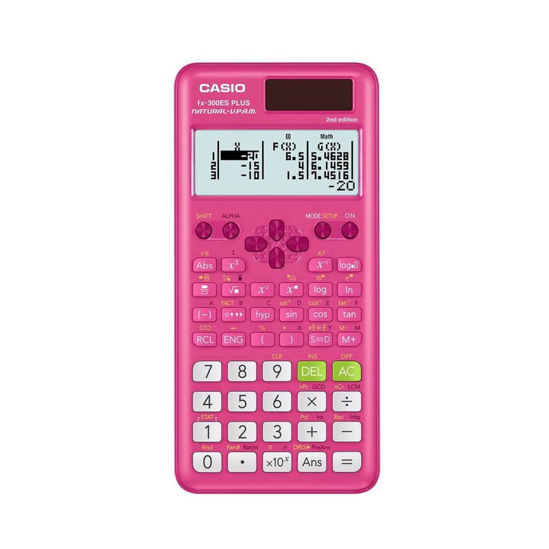 slide 1 of 4, Casio FX-300 Scientific Calculator - Pink, 1 ct