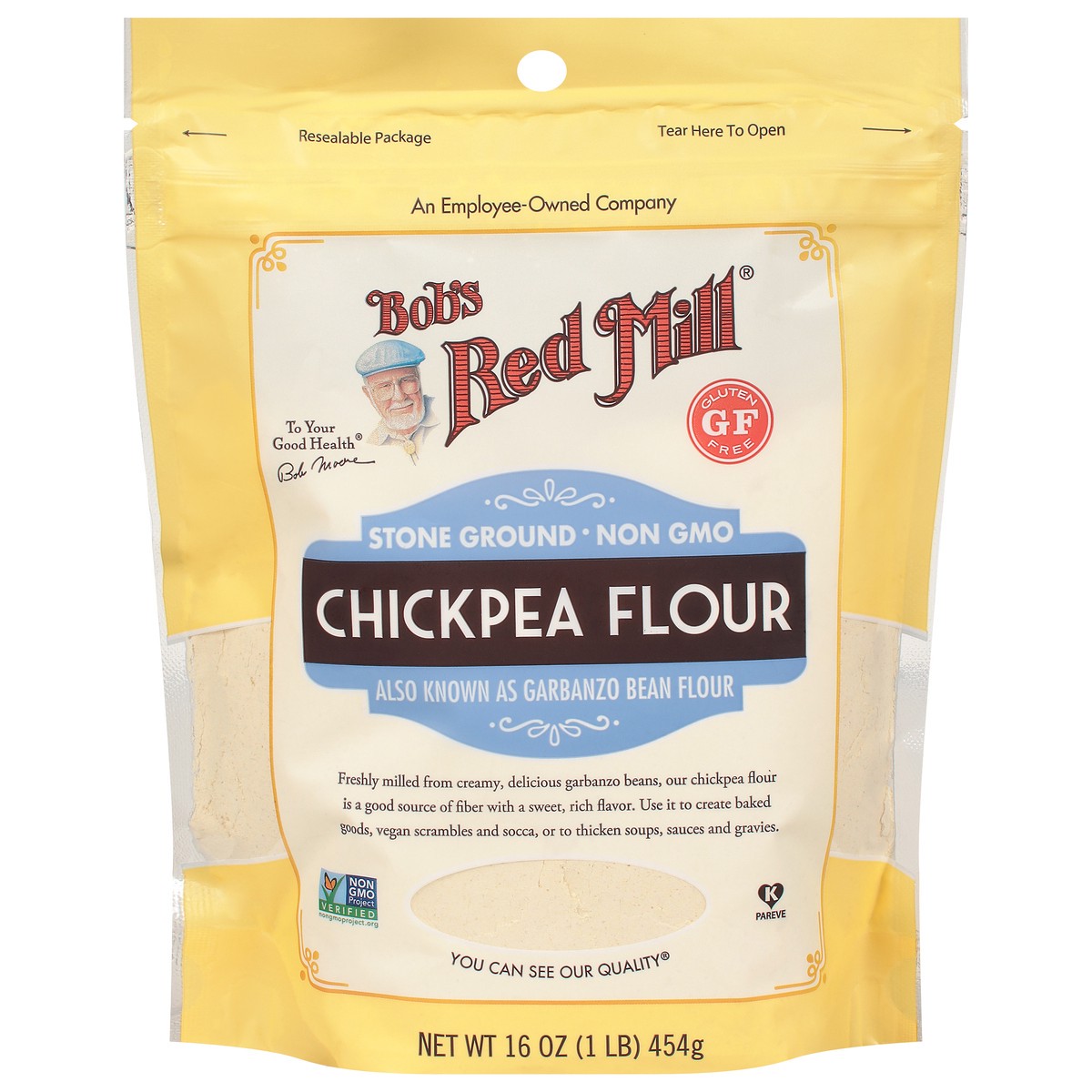 slide 1 of 9, Bob's Red Mill Chickpea Flour 16 oz, 16 oz