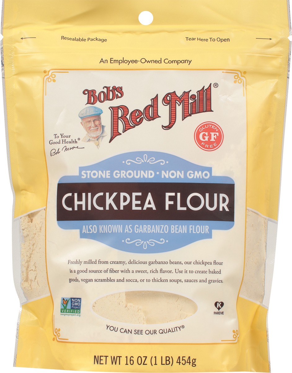 slide 8 of 9, Bob's Red Mill Chickpea Flour 16 oz, 16 oz