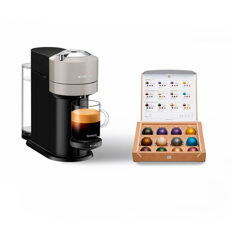 slide 2 of 11, Nespresso Vertuo Next Espresso Roast Coffee Maker & Espresso Machine Bundle By Breville: Compatible with Nespresso Pods, Automatic Shut-Off, 1 ct