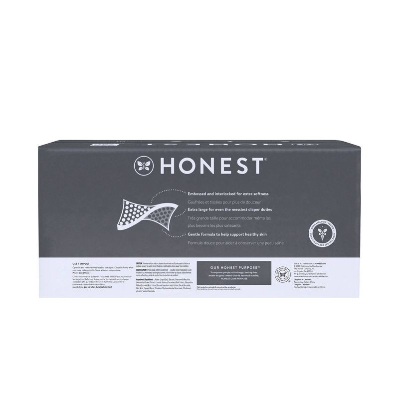 slide 4 of 7, The Honest Company Plant-Based Baby Wipes made with over 99% Water - Pattern Play - 720ct, 720 ct