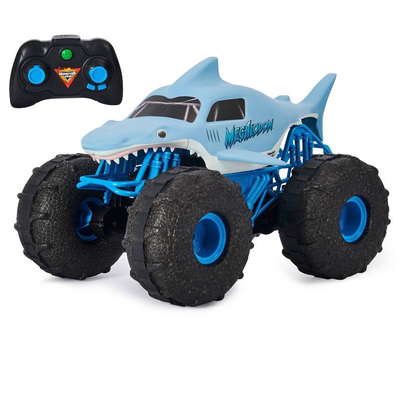 slide 1 of 7, Monster Jam Official Megalodon Storm All-Terrain Remote Control Monster Truck - 1:15 Scale, 1 ct