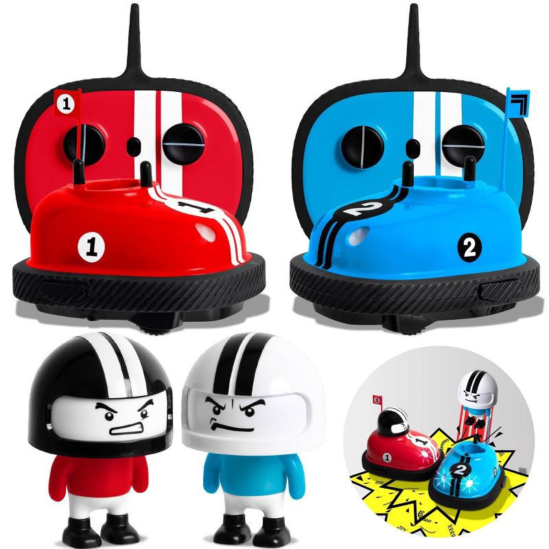 slide 8 of 10, Sharper Image RC Red & Blue Ejecting Bumper Rivals Set - 6pc, 6 ct