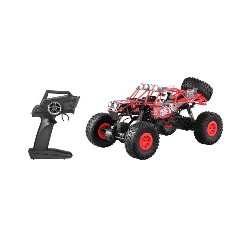 slide 2 of 4, Power Craze Rock Force 4x4 RC Buggy 1:10 Scale - Red, 1 ct