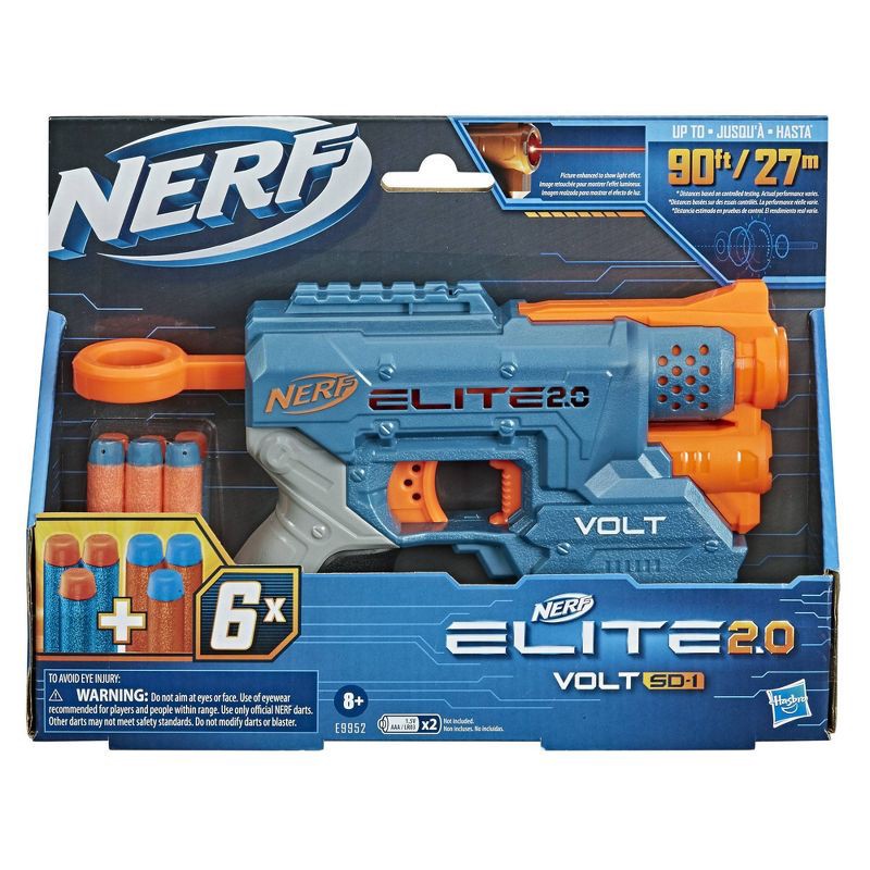 slide 2 of 3, NERF Elite 2.0 Volt SD-1 Blaster, 1 ct