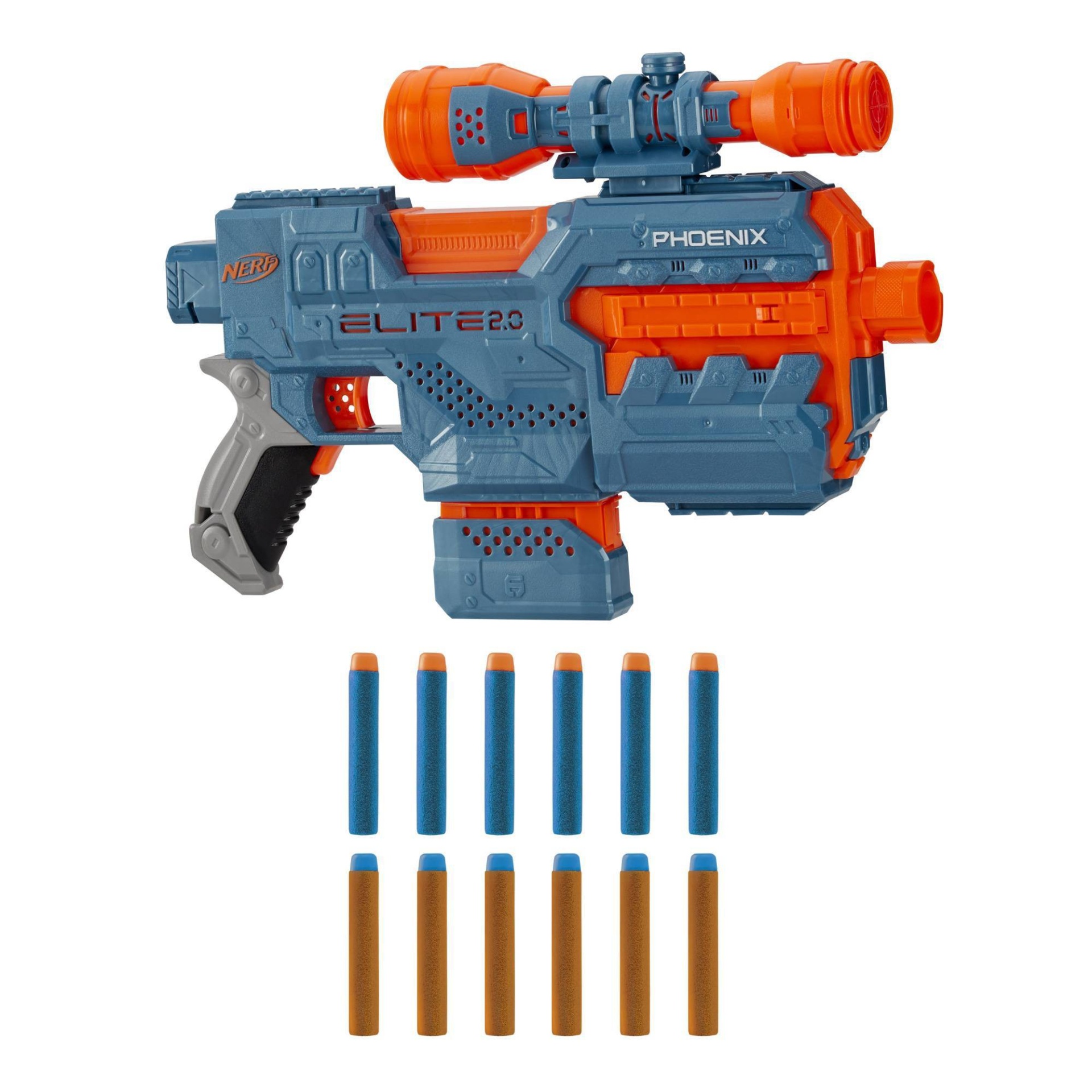 slide 1 of 6, NERF Elite 2.0 Star Phoenix CS-6, 1 ct