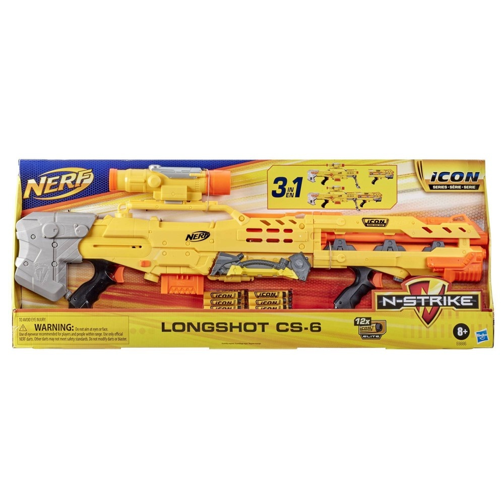 slide 8 of 8, NERF N-Strike Icon Series Longshot CS-6, 1 ct