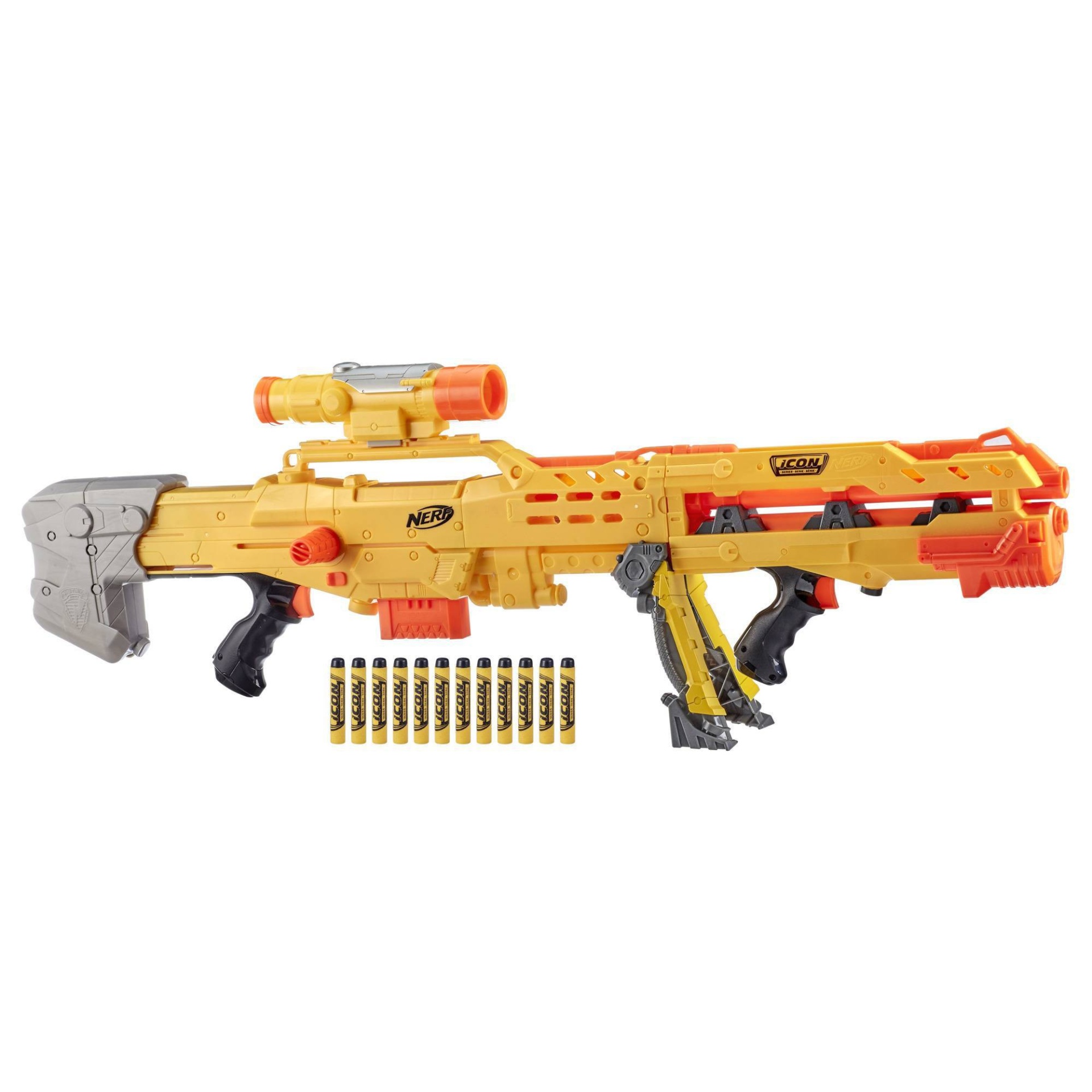 slide 1 of 8, NERF N-Strike Icon Series Longshot CS-6, 1 ct