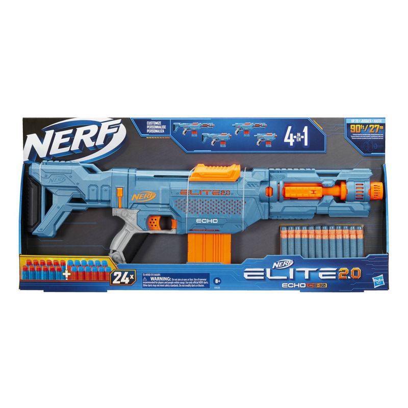 slide 2 of 4, NERF Elite 2.0 Echo CS-10 Blaster, 1 ct