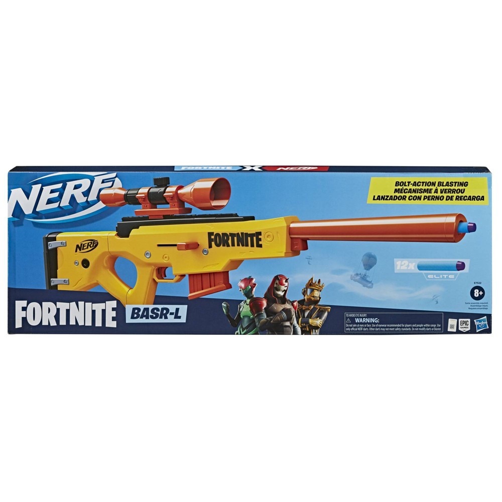 slide 2 of 5, NERF Fortnite BASR-L Blaster, 1 ct