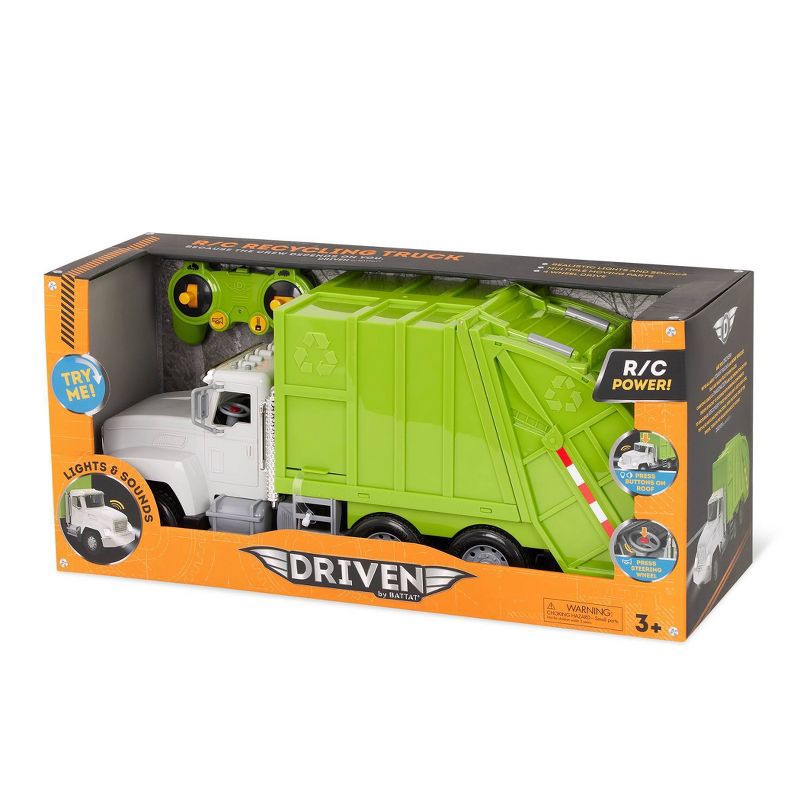 slide 8 of 8, DRIVEN by Battat Standard Series RC Recycling Truck, 1 ct