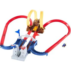 Hot Wheels Mario Kart Bowser's Castle Trackset