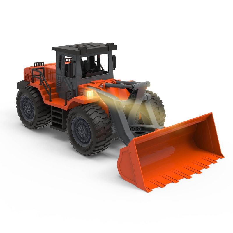 slide 4 of 9, DRIVEN by Battat – R/C Midrange Front End Loader – Medium Toy Construction Truck with Remote Control, 1 ct