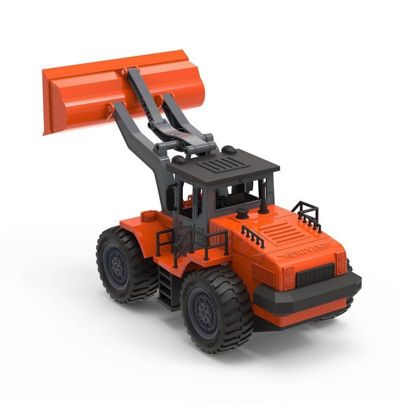 slide 8 of 9, DRIVEN by Battat – R/C Midrange Front End Loader – Medium Toy Construction Truck with Remote Control, 1 ct