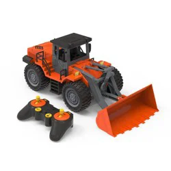 DRIVEN by Battat – R/C Midrange Front End Loader – Medium Toy Construction Truck with Remote Control