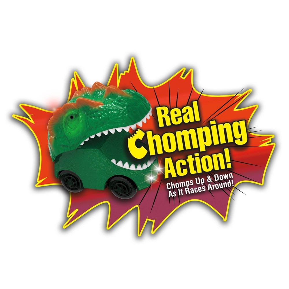 slide 3 of 5, As Seen on TV Magic Tracks Dino Chomp, 1 ct