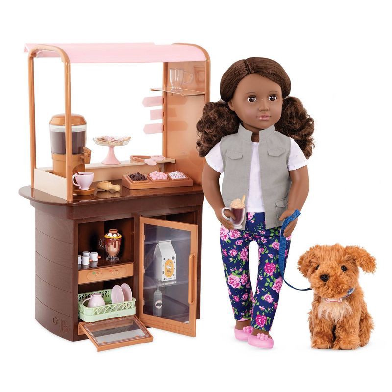 slide 3 of 9, Our Generation Hot Chocolate Stand for 18" Dolls - Choco-tastic, 1 ct