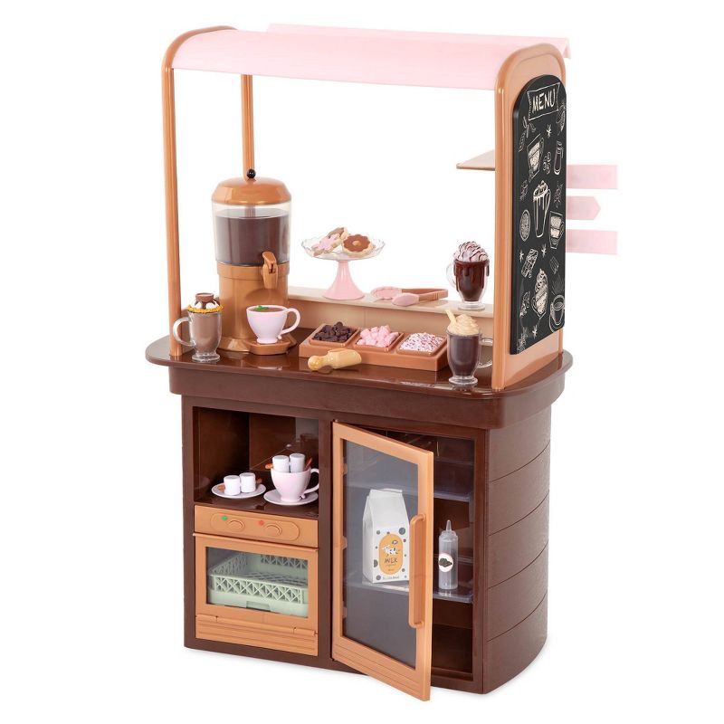 slide 1 of 9, Our Generation Hot Chocolate Stand for 18" Dolls - Choco-tastic, 1 ct