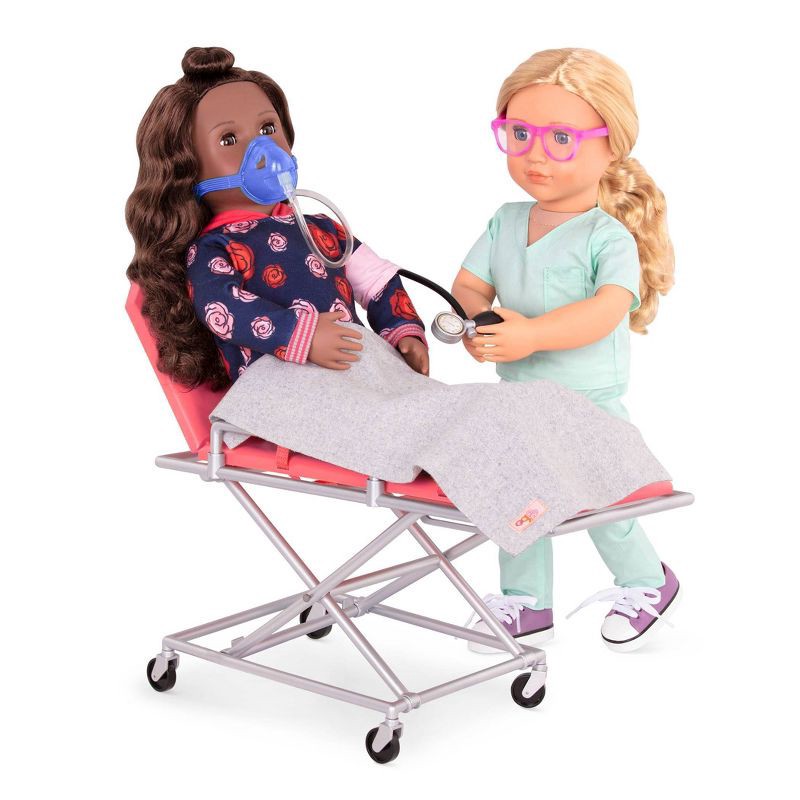 slide 2 of 6, Our Generation Medical Set with Stretcher for 18" Dolls - OG Medi-Care, 1 ct
