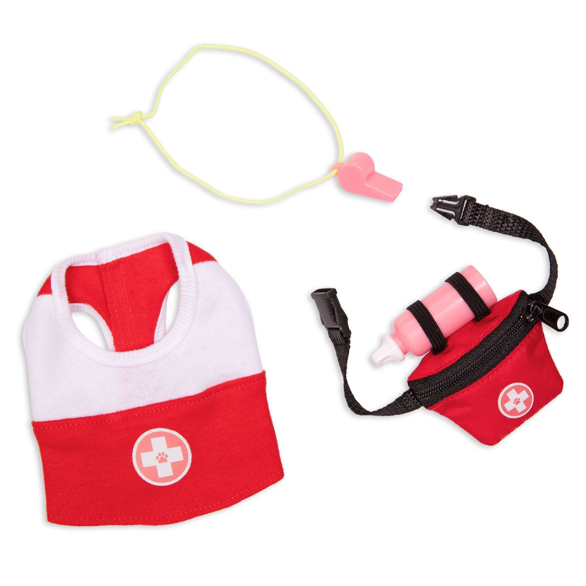 slide 1 of 3, Our Generation Pet Dog Outfit - Lovable Lifeguard, 1 ct