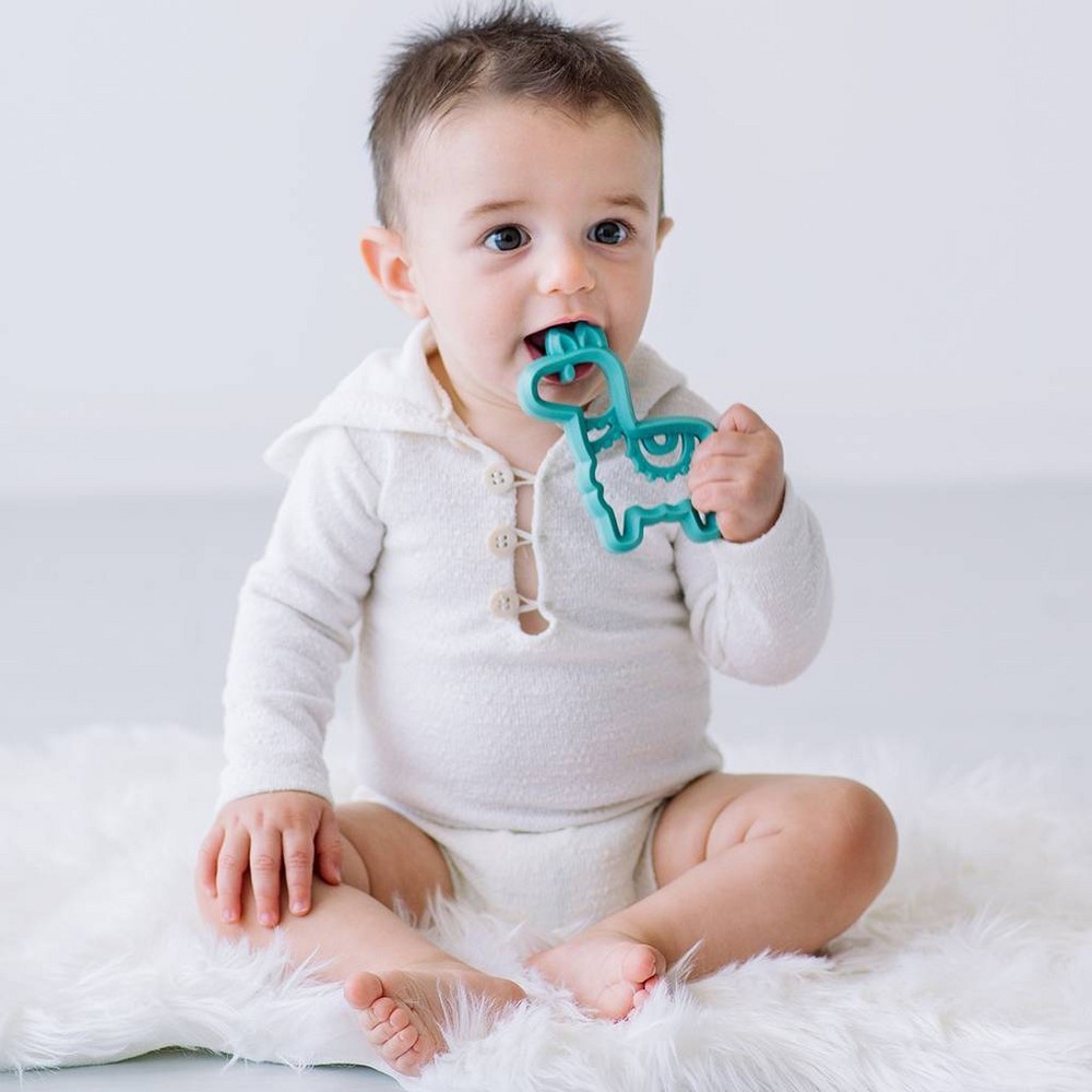 slide 3 of 4, Itzy Ritzy Silicone Teether Llama, 1 ct