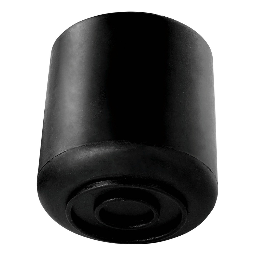 slide 2 of 4, Scotch 7-8' Rubber Chair Tips Black, 4 ct