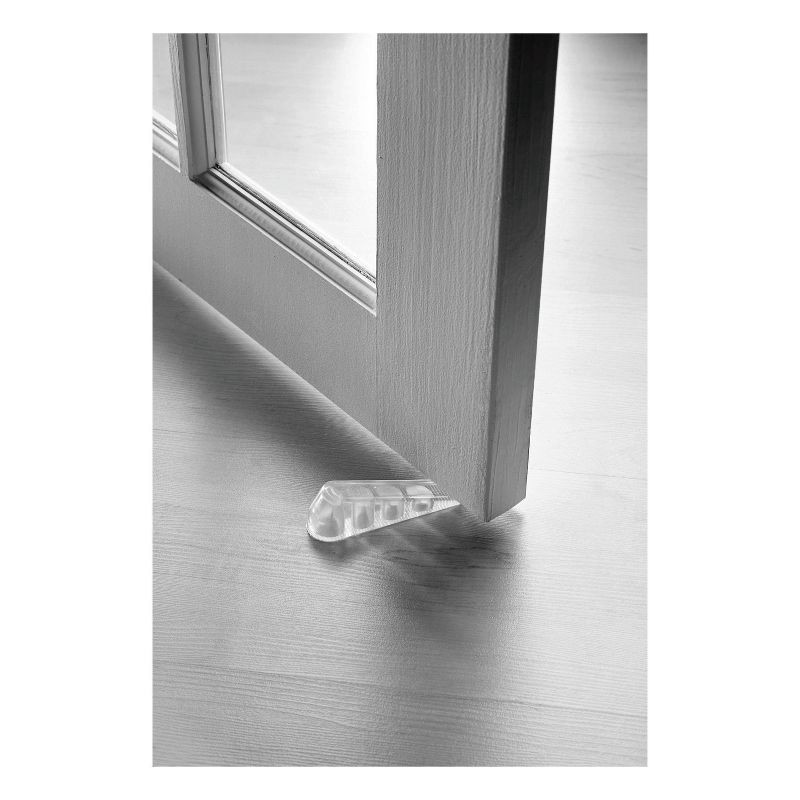 slide 5 of 5, Scotch 2ct Clear Door stops, 2 ct, 0.17 lb